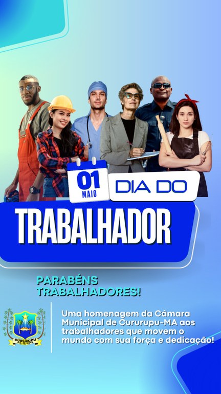 FELIZ DIA DO TRABALHADOR!